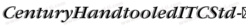 CenturyHandtooledITCStd字体转换