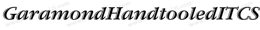 GaramondHandtooledITCStd字体转换