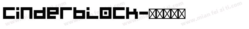 cinderblock字体转换