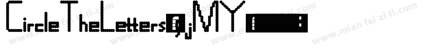 CircleTheLetters-yjMY字体转换