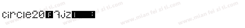 Circle20-K7JZ字体转换