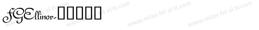 FGEllinor字体转换