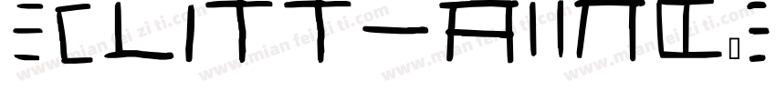 Clattering-RjdM字体转换