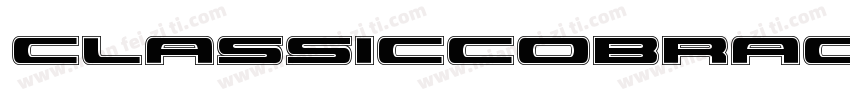 ClassicCobraChrome-GRGZ字体转换
