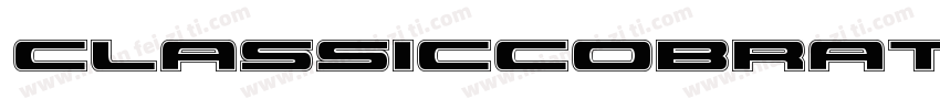ClassicCobraTitleItalic-2oPX字体转换