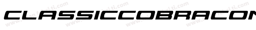 ClassicCobraCondensedItalic-5egj字体转换