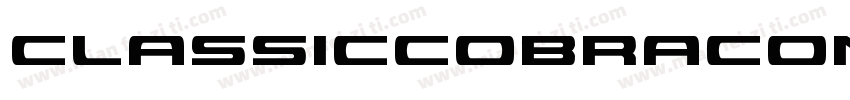 ClassicCobraCondensedItalic-5egj字体转换