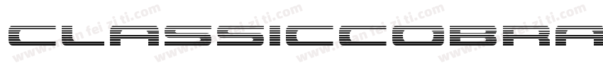 ClassicCobraHalftone-nBV4字体转换