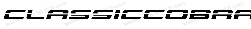ClassicCobraHalftoneItalic-1gdM字体转换