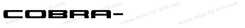 cobra字体转换