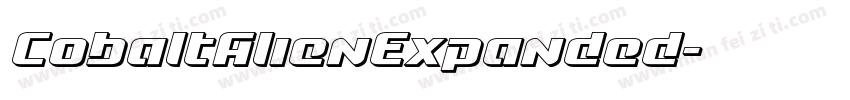 CobaltAlienExpanded字体转换
