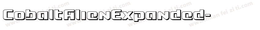 CobaltAlienExpanded字体转换