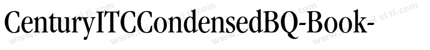 CenturyITCCondensedBQ-Book字体转换