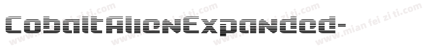 CobaltAlienExpanded字体转换