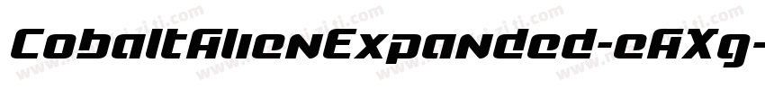 CobaltAlienExpanded-eAXg字体转换