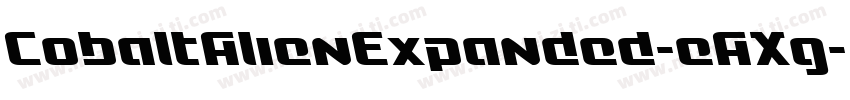 CobaltAlienExpanded-eAXg字体转换