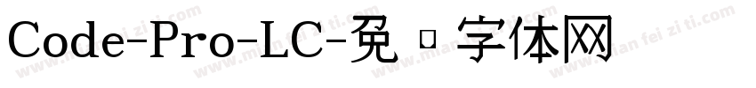 Code-Pro-LC字体转换