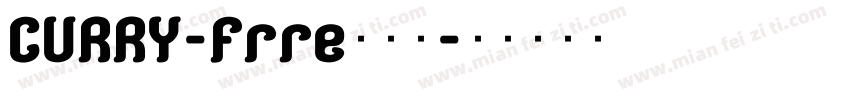CURRY-Frre免费字字体转换