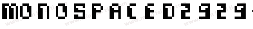 Monospaced2929字体转换