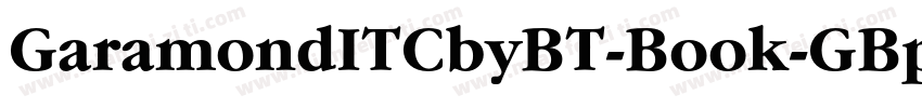 GaramondITCbyBT-Book-GBpc-EUC-H字体转换