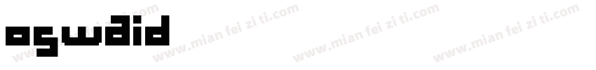 oswaid字体转换