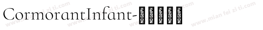 CormorantInfant字体转换
