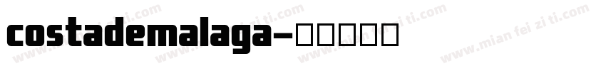 costademalaga字体转换
