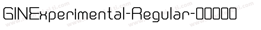 GINExperimental-Regular字体转换