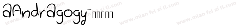 aAndragogy字体转换