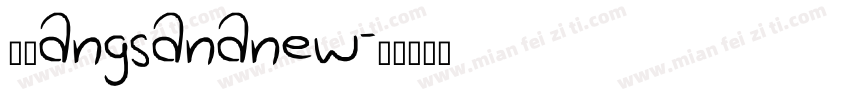 泰语angsananew字体转换