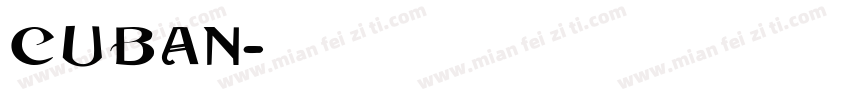 Cuban字体转换