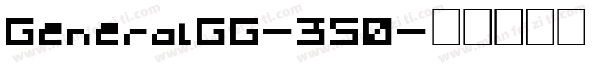 GeneralGG-350字体转换