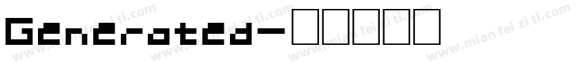 Generated字体转换