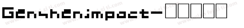 Genshenimpact字体转换