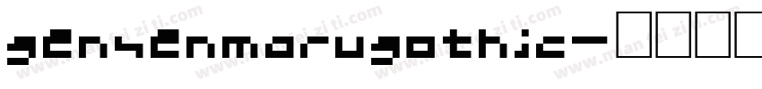 gensenmarugothic字体转换