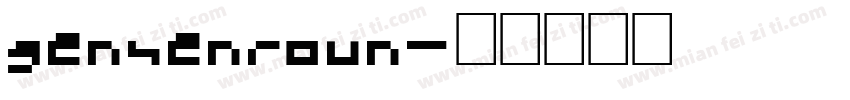 gensenroun字体转换