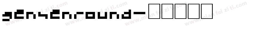 gensenround字体转换