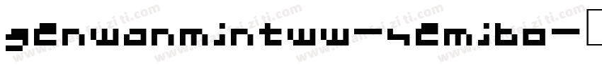 genwanmintww-semibo字体转换