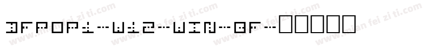 DFpop1-w12-win-bf字体转换