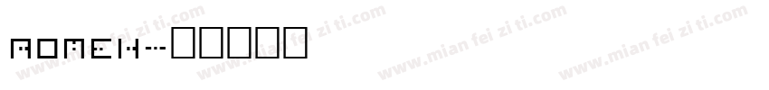 Romek字体转换