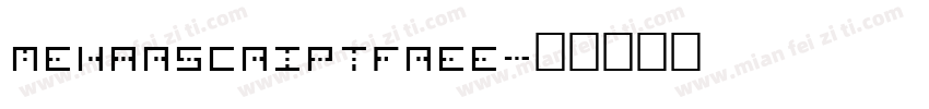 mekarscriptfree字体转换