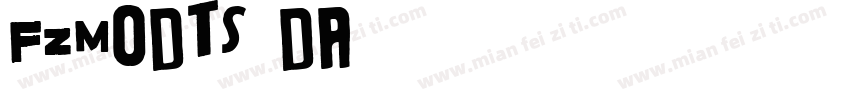 FZMODTS_DA字体转换