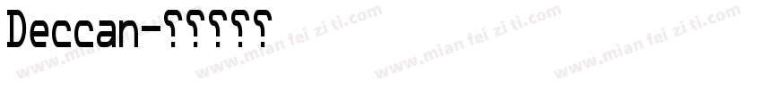 Deccan字体转换