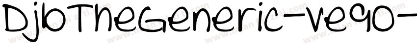 DjbTheGeneric-ve9O字体转换