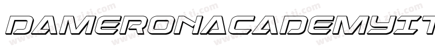 DameronAcademyItalic-Va1Z字体转换