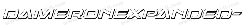 DameronExpanded字体转换
