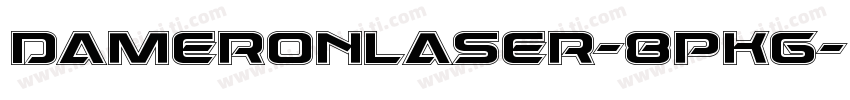 DameronLaser-8pKg字体转换