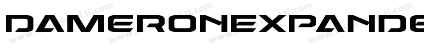 DameronExpanded-yzoY字体转换
