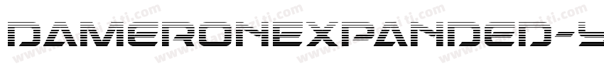 DameronExpanded-yzoY字体转换
