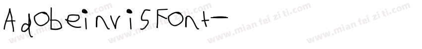 AdobeinvisFont字体转换